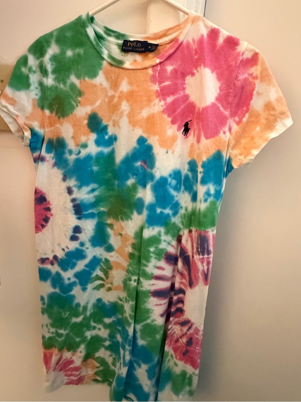 Polo by Ralph Lauren Multicolor Tie-Dye Midi Dress